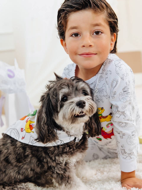 Coloring Dog Bandanas